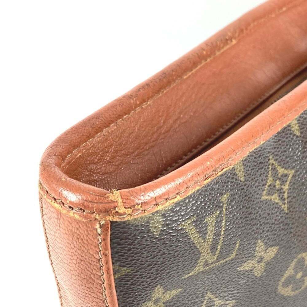 LOUIS VUITTON Brown Monogram Canvas Shoulder Bag - Picture 10 of 16
